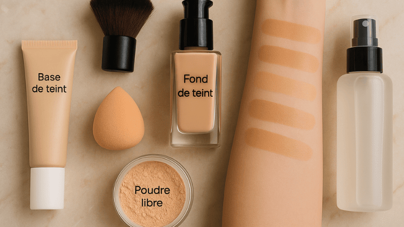 Maquillage du teint : lumineux sans effet masque, routine pro
