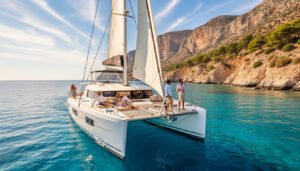 explorez la beauté de la crète à bord d'un catamaran avec christal sailing. profitez d'une croisière unique alliant détente, aventure et découvertes authentiques.