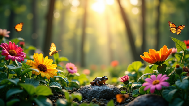 Ce que cache votre jardin : secrets de biodiversité inattendus