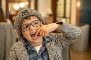 a person with glasses