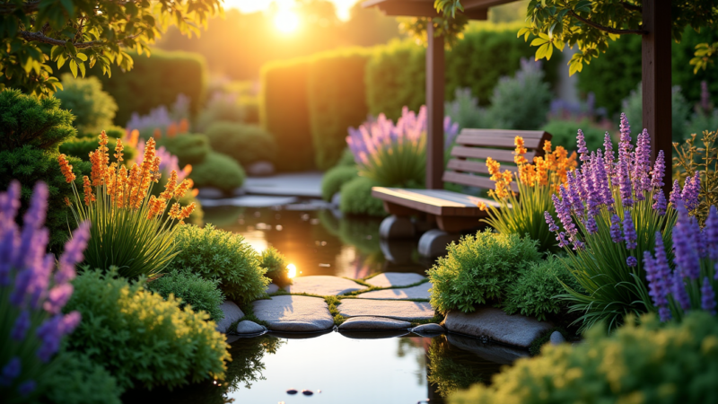 Idées créatives pour un jardin élégant et harmonieux