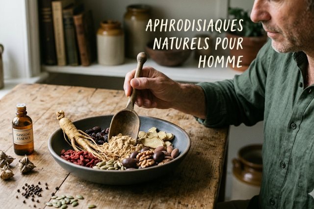 Aphrodisiaques naturels pour hommes : Stimulez votre puissance et vitalité au naturel