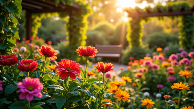 Cultivez votre oasis : astuces pour un jardin florissant