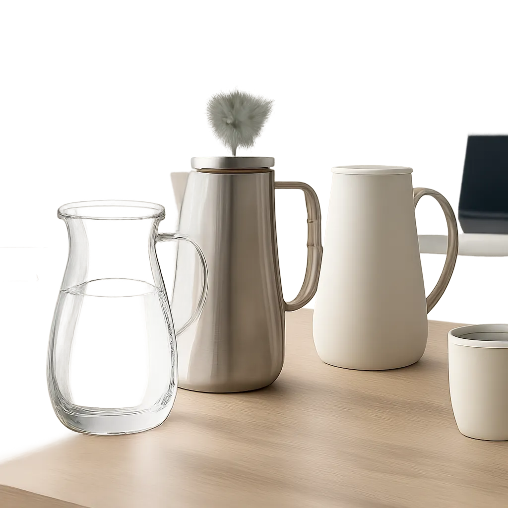 Carafe, pichet, matériau : comment choisir un récipient à eau sûr et pratique au quotidien ?