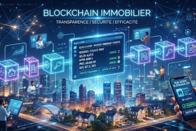 Blockchain et immobilier : l&rsquo;aube d&rsquo;une révolution transformative pour le secteur ?