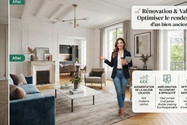 Rénovation et valeur: optimiser le rendement d’un bien ancien