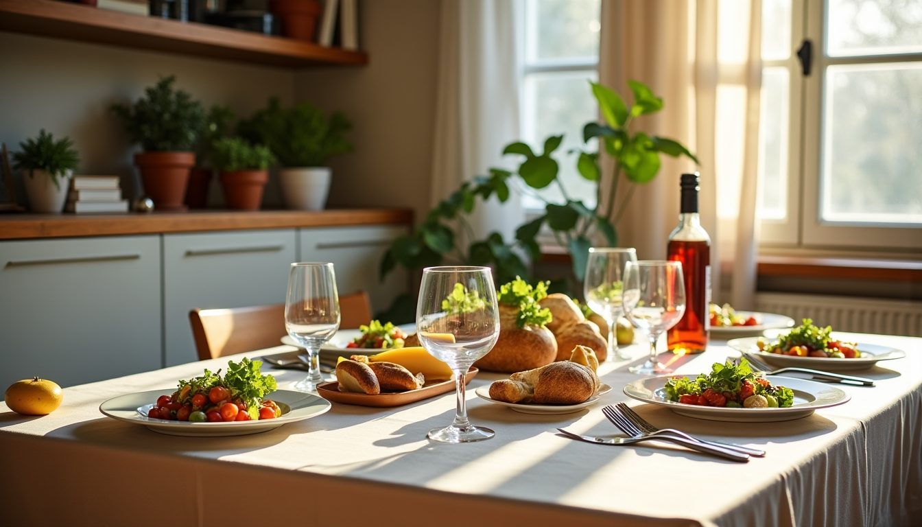 Dégustation et plaisir : l’art de la table au quotidien